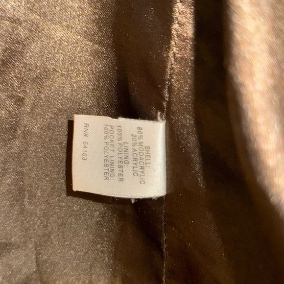 Calvin Klein Animal Print Jacket in Brown and Black Small - Picture 6 of 9